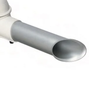 Bocchetta a tubo con terminale a 45° diam. braccio 100mm
