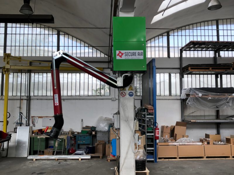 depuratore fumi saldatura fisso WFU5