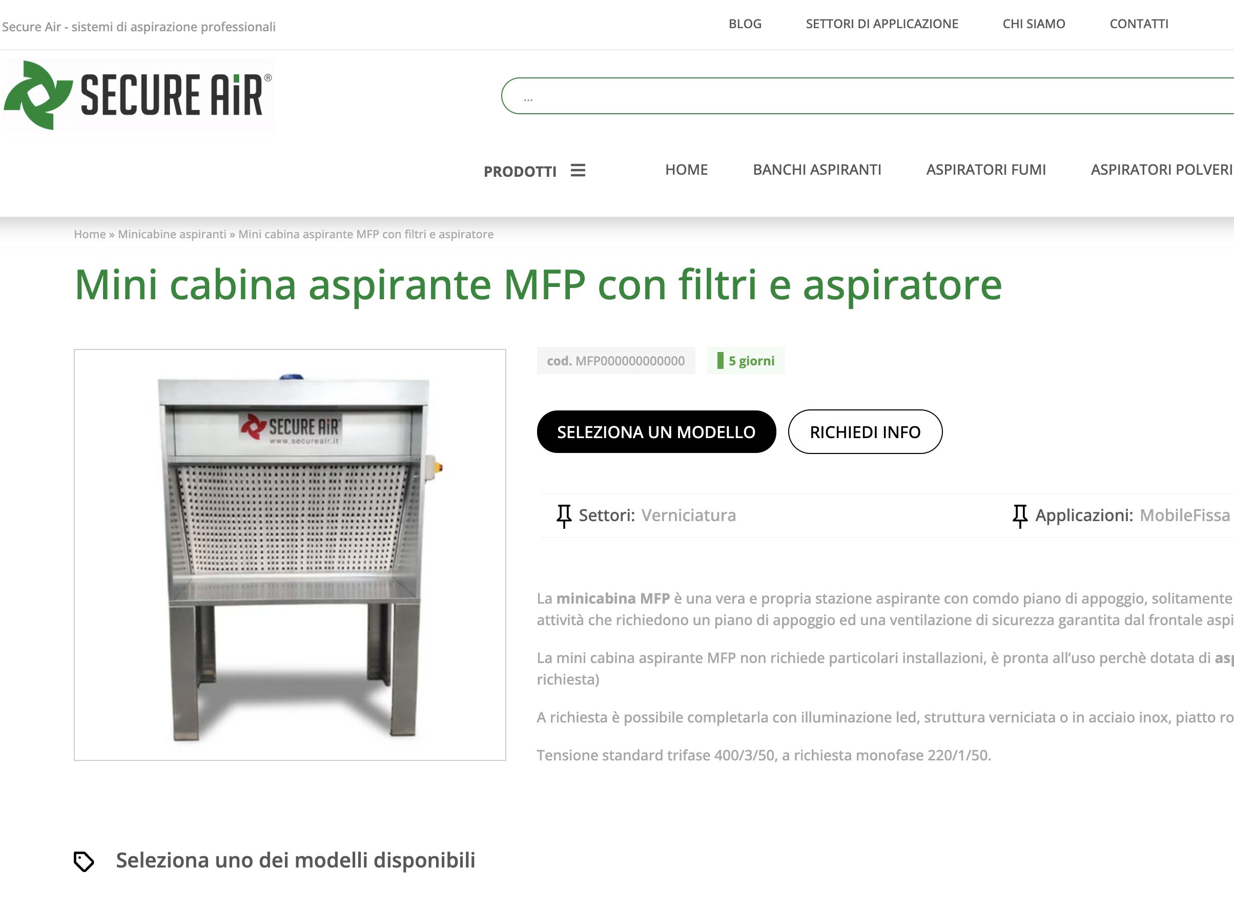 Portale rinnovato per i vostri progetti di aspirazione fumi e sicurezza dell’aria