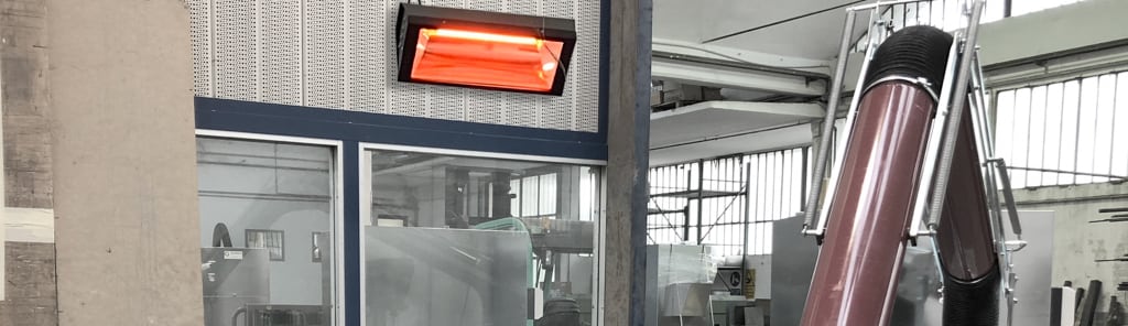 Riscaldatori a infrarossi industriali e aspiratori fumi di saldatura, una squadra invernale vincente!