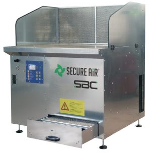Banco Aspirante SBC con filtri HEPA in officina meccanica