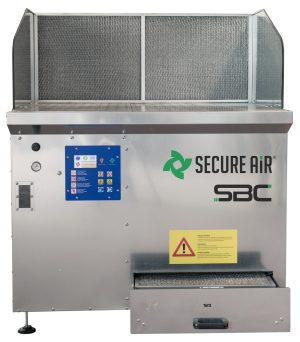 Applicazioni del Banco Aspirante SBC per molatura e saldatura