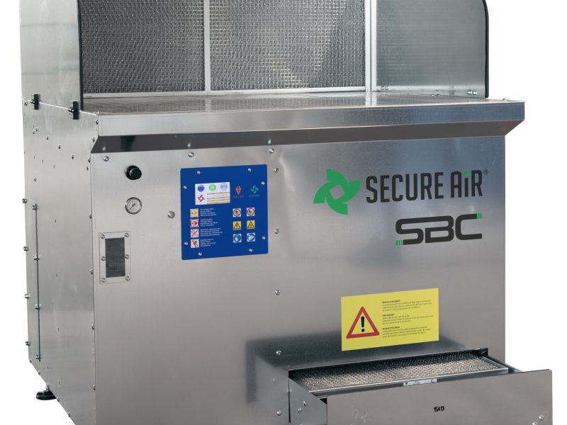 Banco Aspirante SBC con sistema di filtrazione avanzato