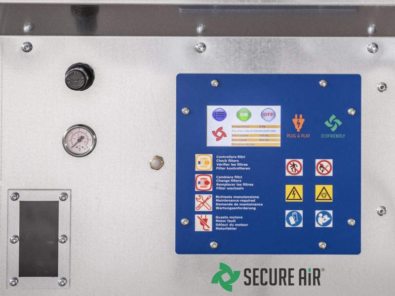 Banco Aspirante SBC in uso per lavorazione di materiali compositi