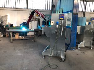 aspiratore fumi e polveri per officine