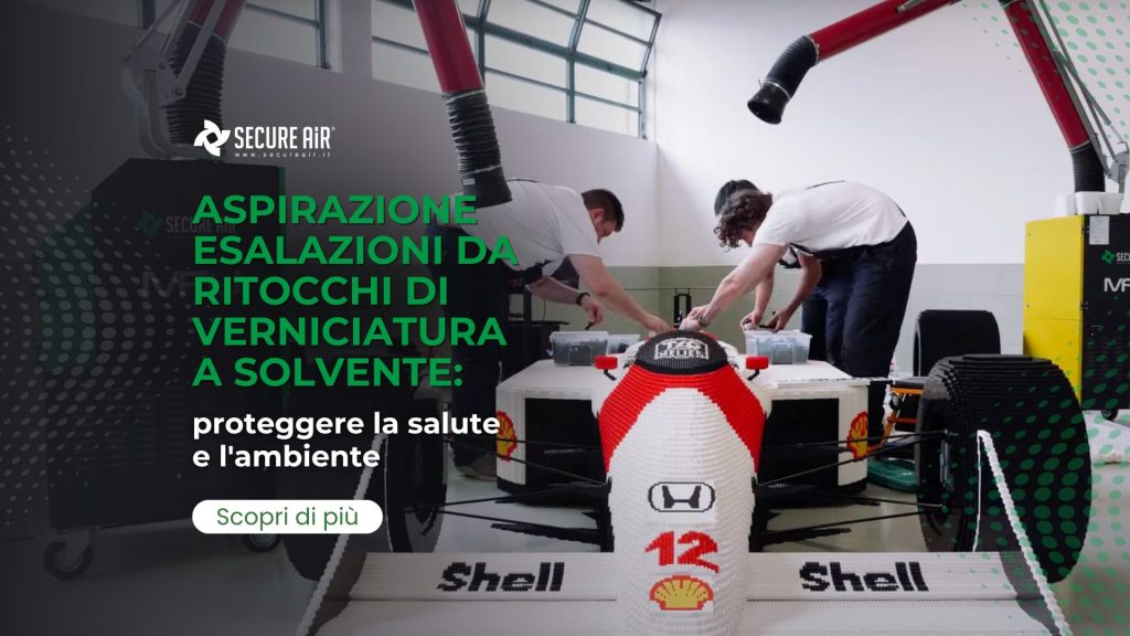 Aspirazione esalazioni da ritocchi di verniciatura a solvente: proteggere la salute e l’ambiente