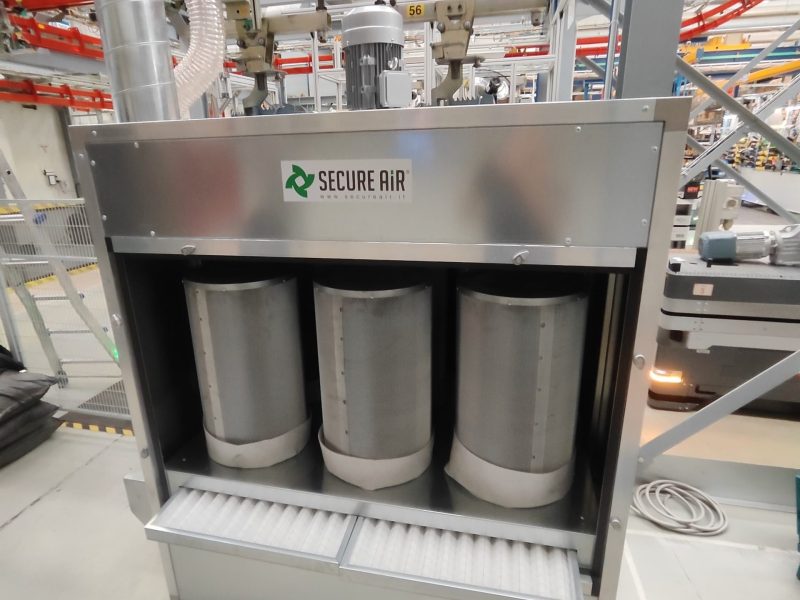Filtro a carboni attivi per trattamento odori e COV nei piccoli impianti