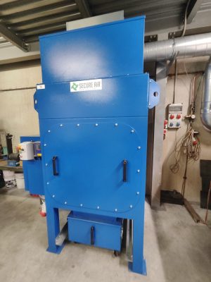 sistema di aspirazione fumi per taglio laser