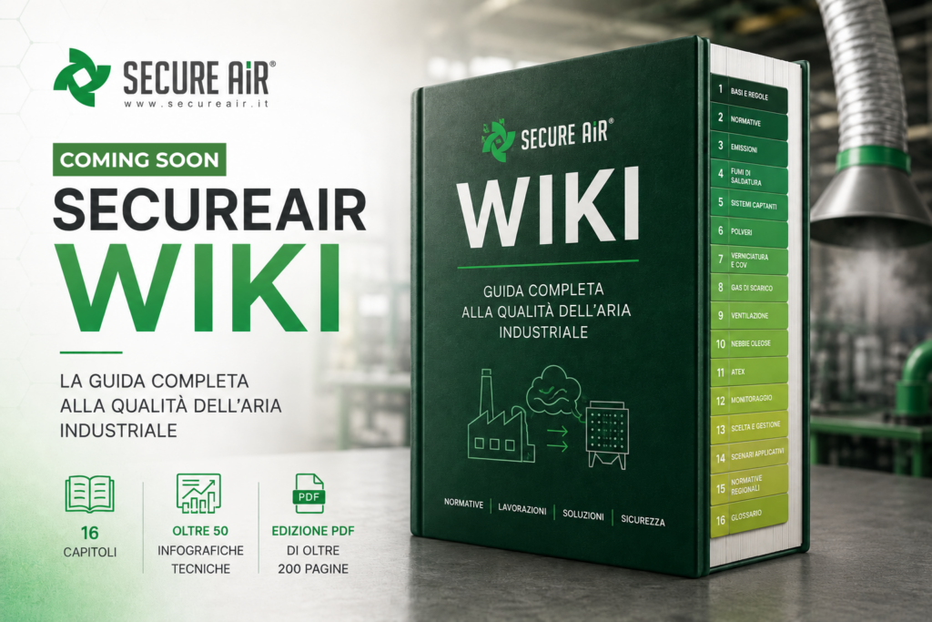A breve online la SecureAir Wiki: la guida completa alla qualità dell’aria industriale