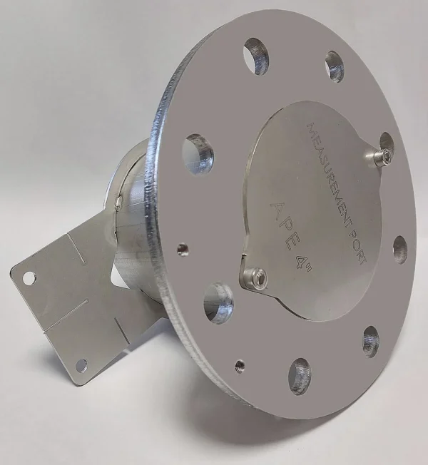 Universal flue gas inlet for atmospheric exhaust chimneys