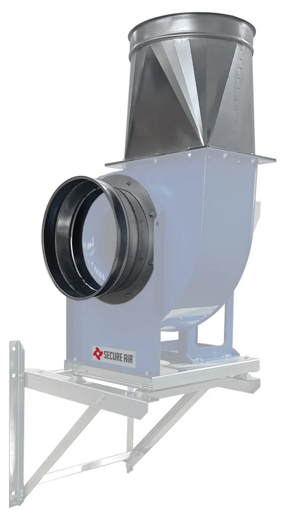 Coppia raccordi per ventilatori centrifughi SVM-R-F