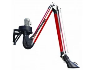 Aspiratore fumi da parete HRV160 con braccio a tubi rigidi e ventilatore