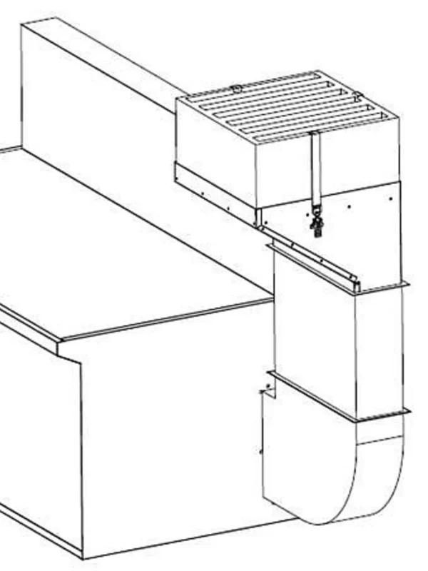 Kit di scarico con filtro HEPA integrato per banchi SBC-SBV